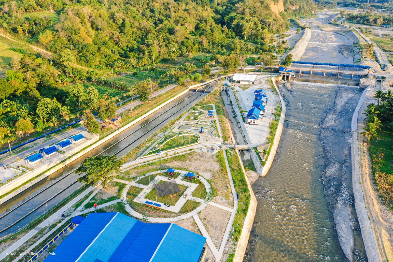 Water infrastructure engineering at a Minarta project site